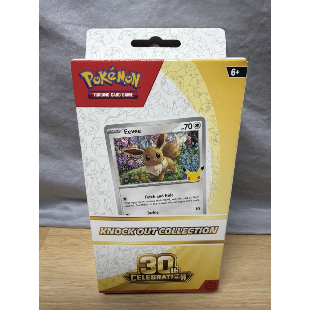 Pokémon TCG Knock Out Collection 30th Celebration Eevee English 6+